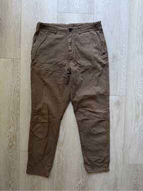 Zara Men's Brown Chino Trousers
